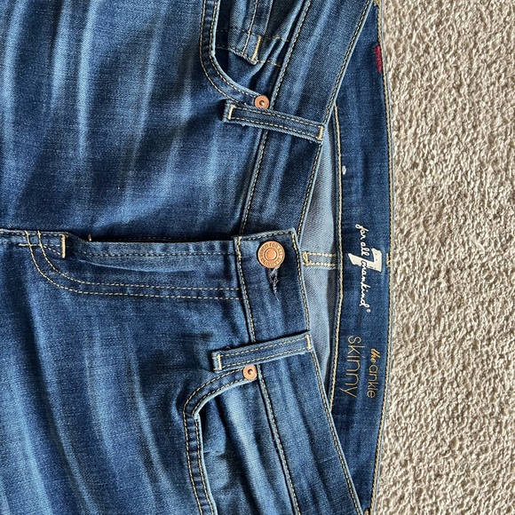 7 For All Mankind jeans, The Ankle Skinny, Size 27 - Picture 4 of 4